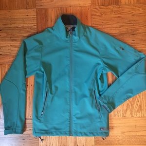 REI Softshell Jacket in teal ⛺️